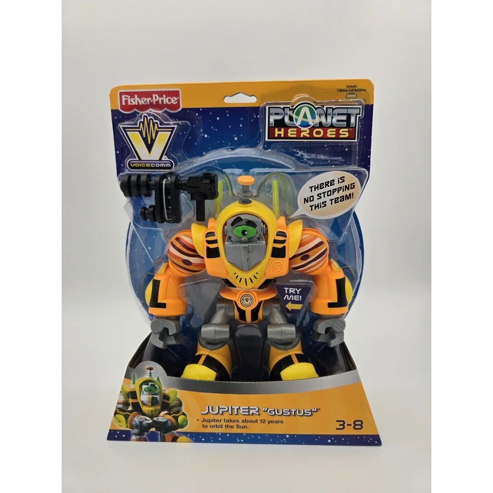 Fisher-Price Jupiter Gustus Planet Heroes VoiceComm With Bonus DVD‎ 2008 Heroes
